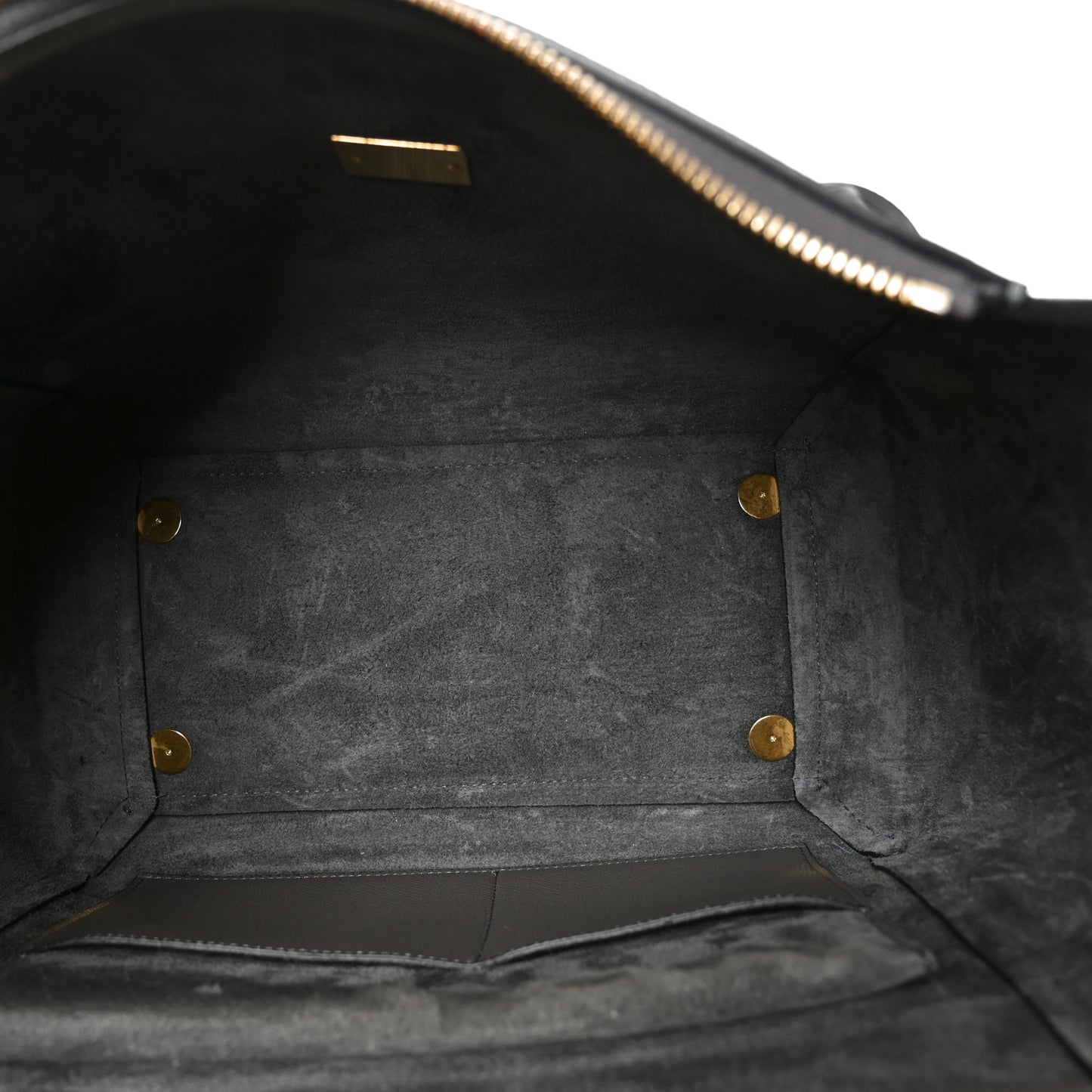 Grained Calfskin Mini Belt Bag Grey