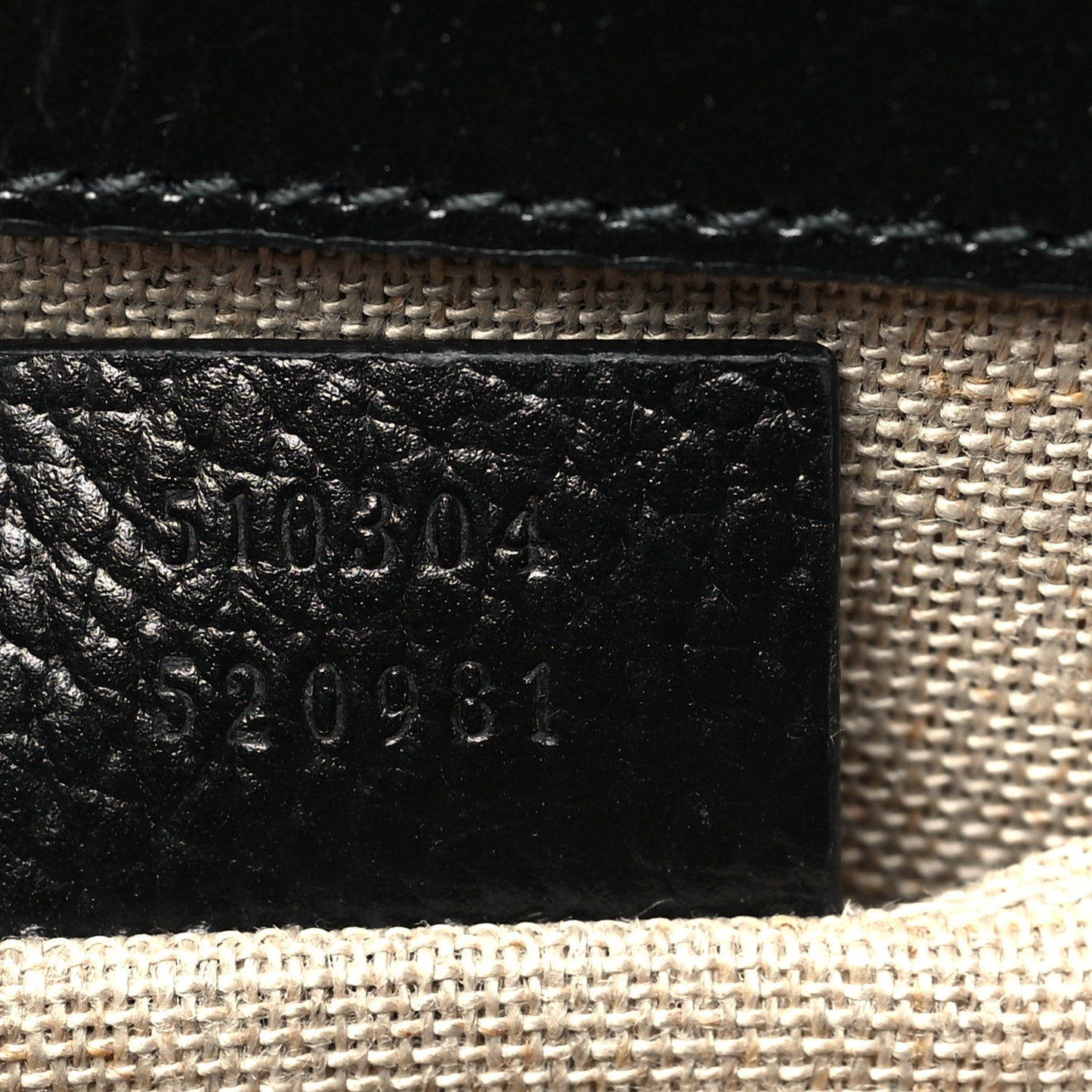 Dollar Calfskin Small Interlocking G Shoulder Bag Black