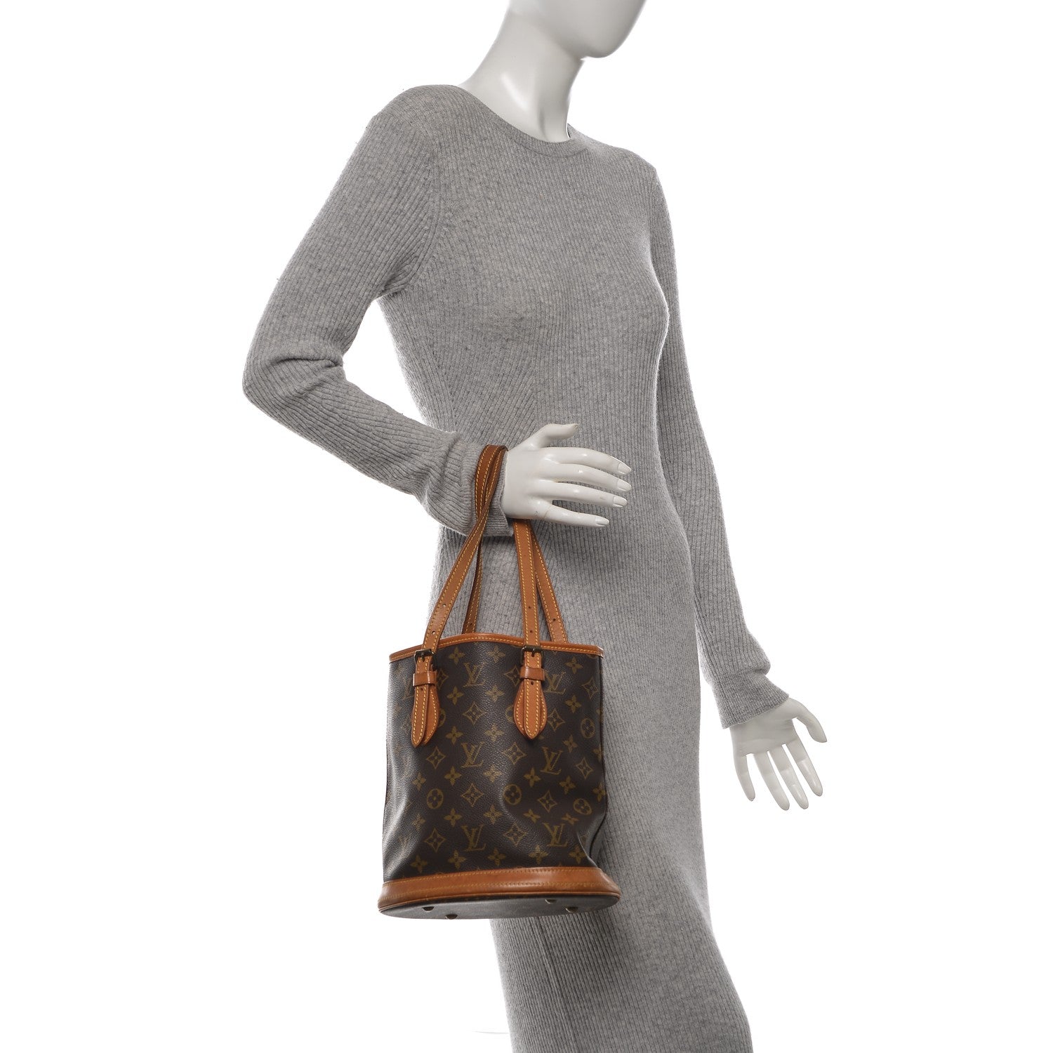 Louis Vuitton Monogram Petit Bucket 23 2 of 7