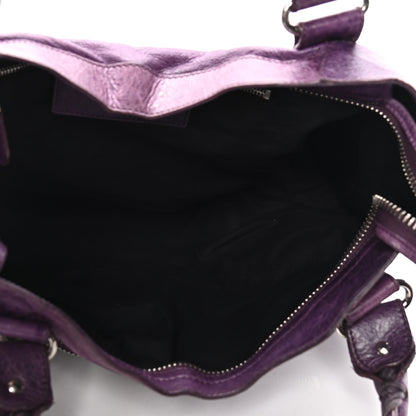 Balenciaga Agneau Giant 21 Silver Hardware City Raisin 7 of 9