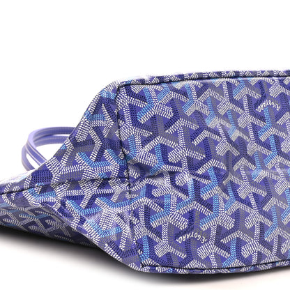 Goyard Goyardine Saint Louis PM Blueberry Purple 10 of 11