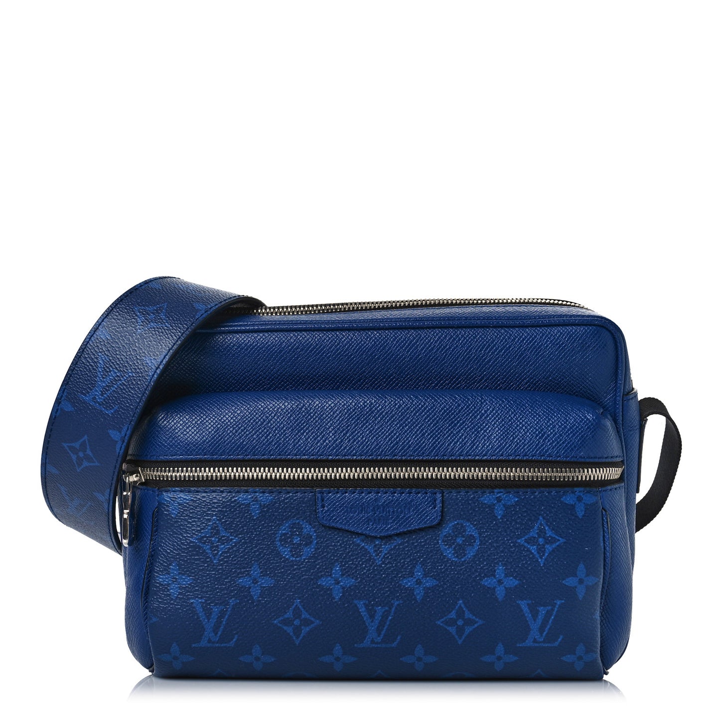 Taiga Monogram Outdoor Messenger Cobalt