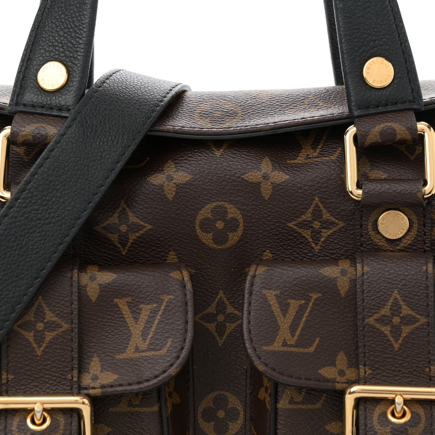 Louis Vuitton Monogram Manhattan NM Black 8 of 15