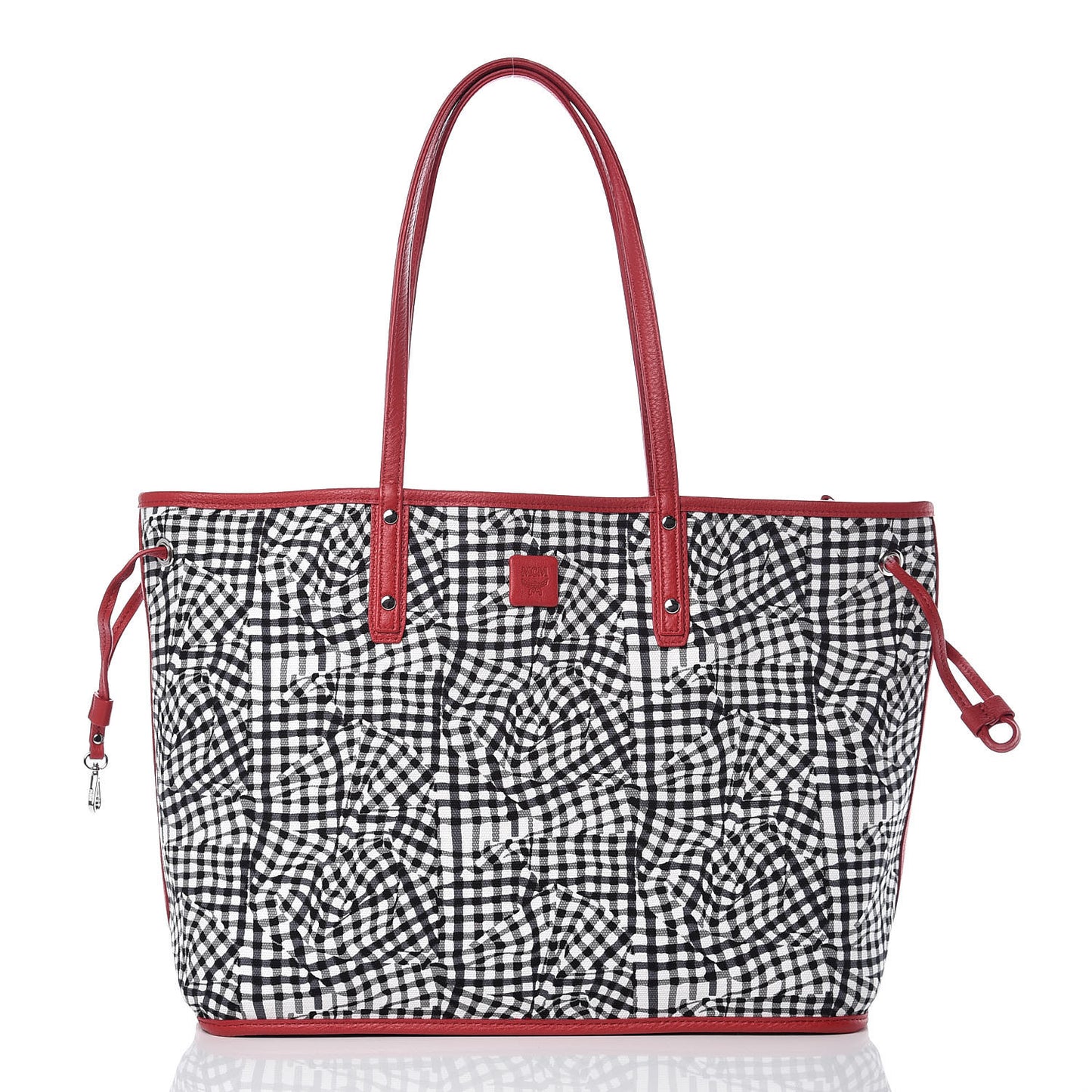 Visetos Medium Reversible Shopper Tote Ruby Red