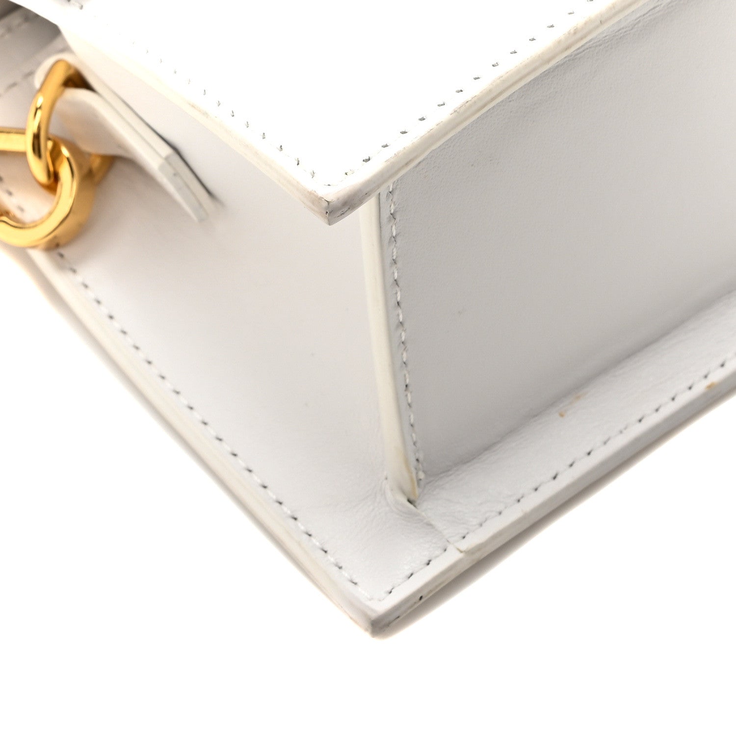 Jacquemus Smooth Calfskin Le Chiquito Moyen White 8 of 9