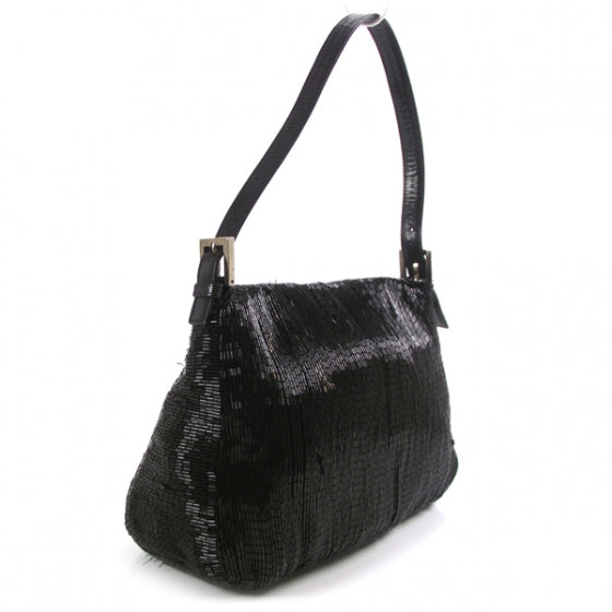Beaded Mama Baguette Black