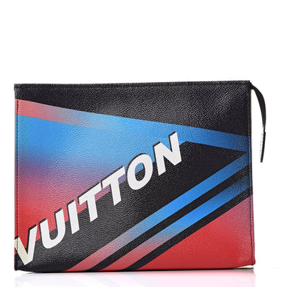 Louis Vuitton Damier Race Toiletry Pouch 26 Black Rose 1 of 11