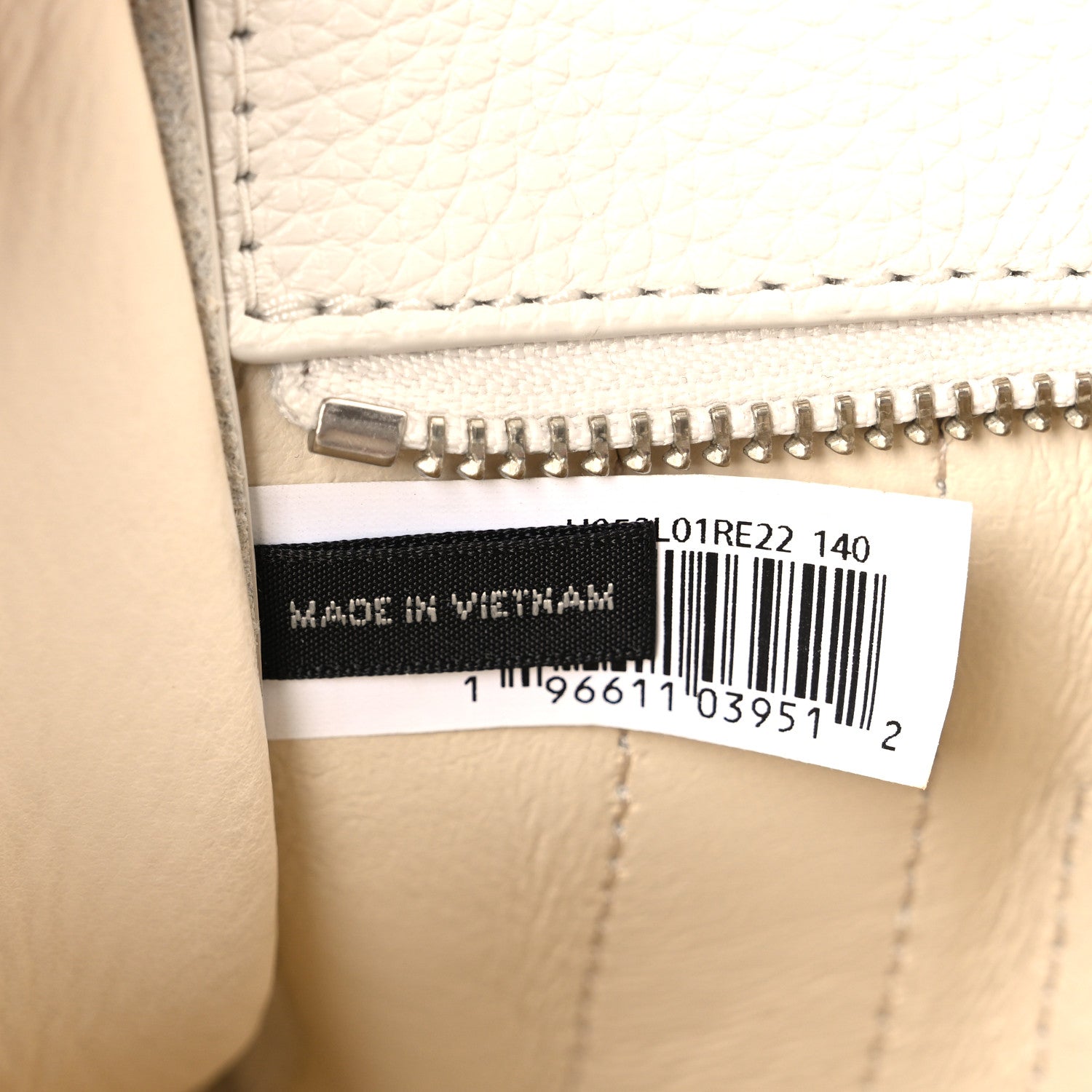 Marc Jacobs Grained Calfskin Mini The Tote Bag Cotton 6 of 11