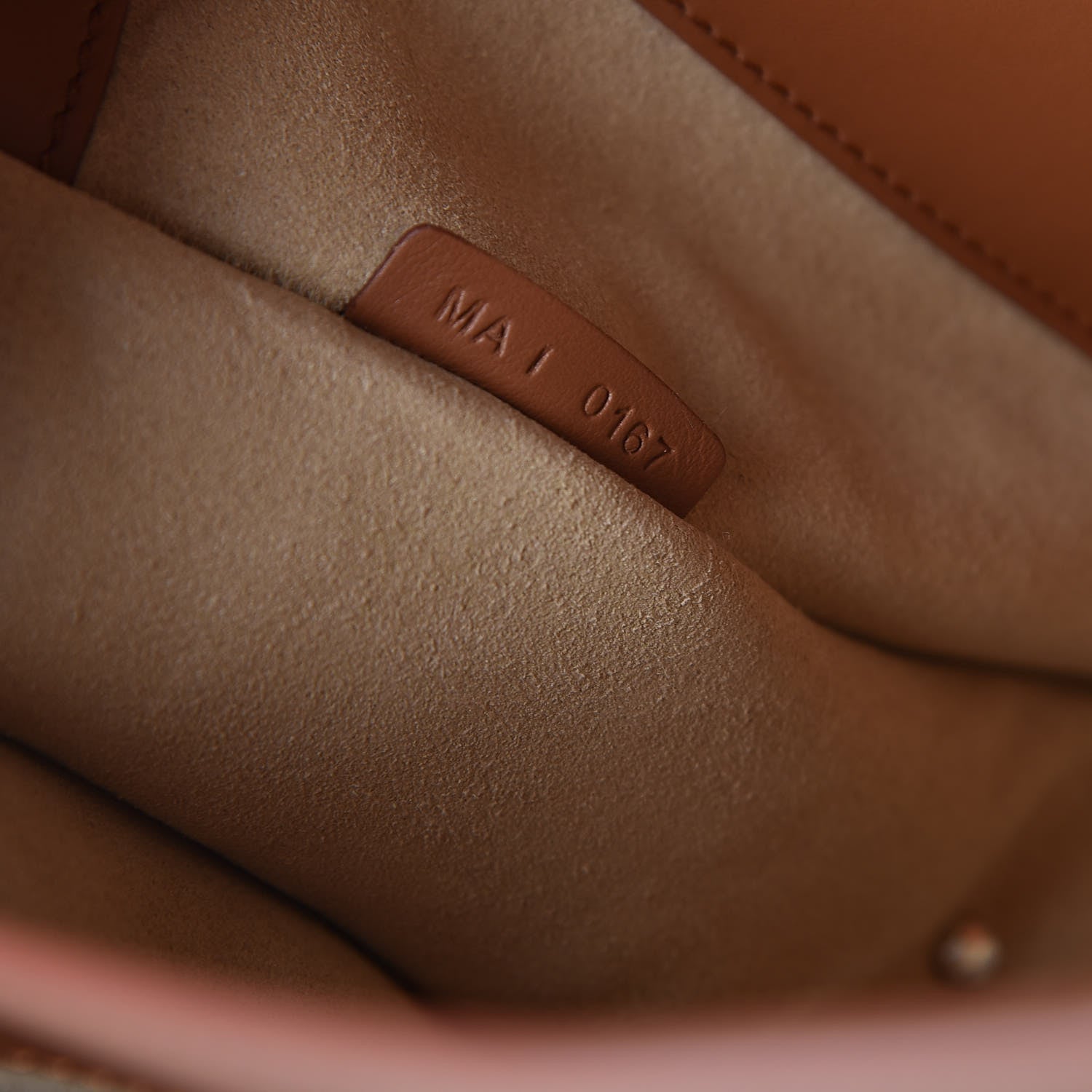 Givenchy Calfskin Infinity Saddle Bag Cognac 7 of 9