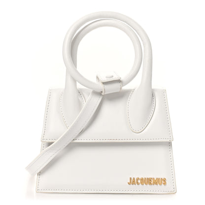 Jacquemus Smooth Calfskin Le Chiquito Noeud White 1 of 9
