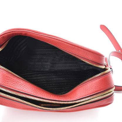 Prada Vitello Phenix Camera Bag Rosso 5 of 11