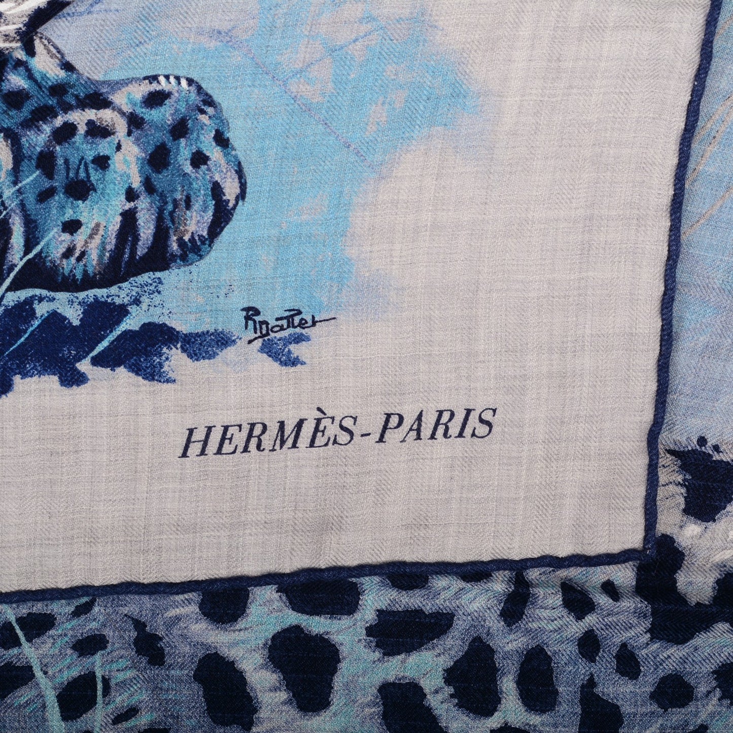 Cashmere Silk Panthera Pardus Shawl 140