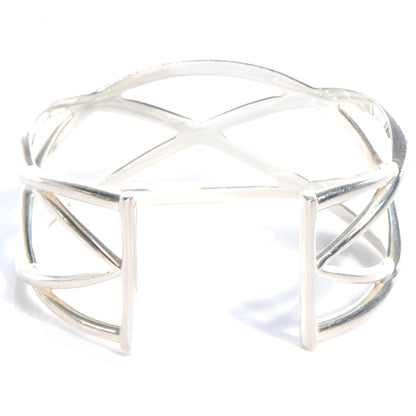 Tiffany Sterling Silver Celtic Open Knot Cuff Bracelet 3 of 5