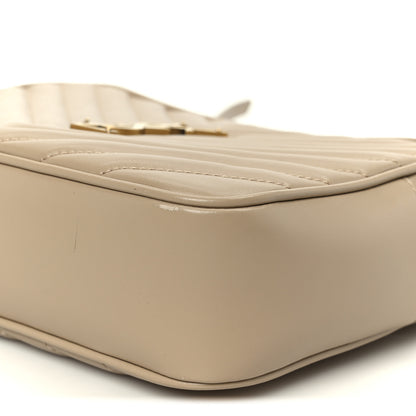 Saint Laurent Calfskin Matelasse Monogram Lou Camera Bag Dark Beige 10 of 10