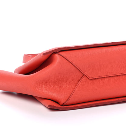Celine Baby Grained Calfskin Small Tri-Fold Bag Orange 9 of 10