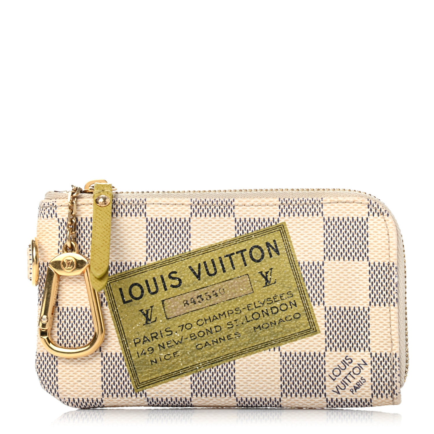 Louis Vuitton Damier Azur Complice Trunks and Bags Key Pouch 1 of 7