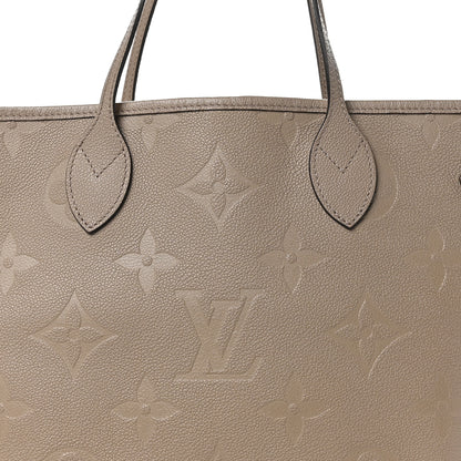Louis Vuitton Empreinte Monogram Giant Neverfull MM Tourterelle 8 of 11