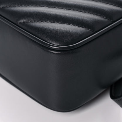 Saint Laurent Calfskin Matelasse Monogram Lou Camera Bag Dark Smog 10 of 10