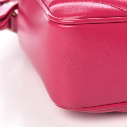 Saint Laurent Calfskin Matelasse Monogram Lou Camera Bag Bright Pink 10 of 12