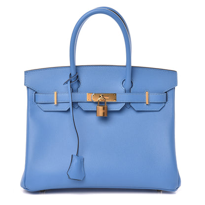 Hermes Epsom Birkin 30 Bleu Paradis 1 of 33