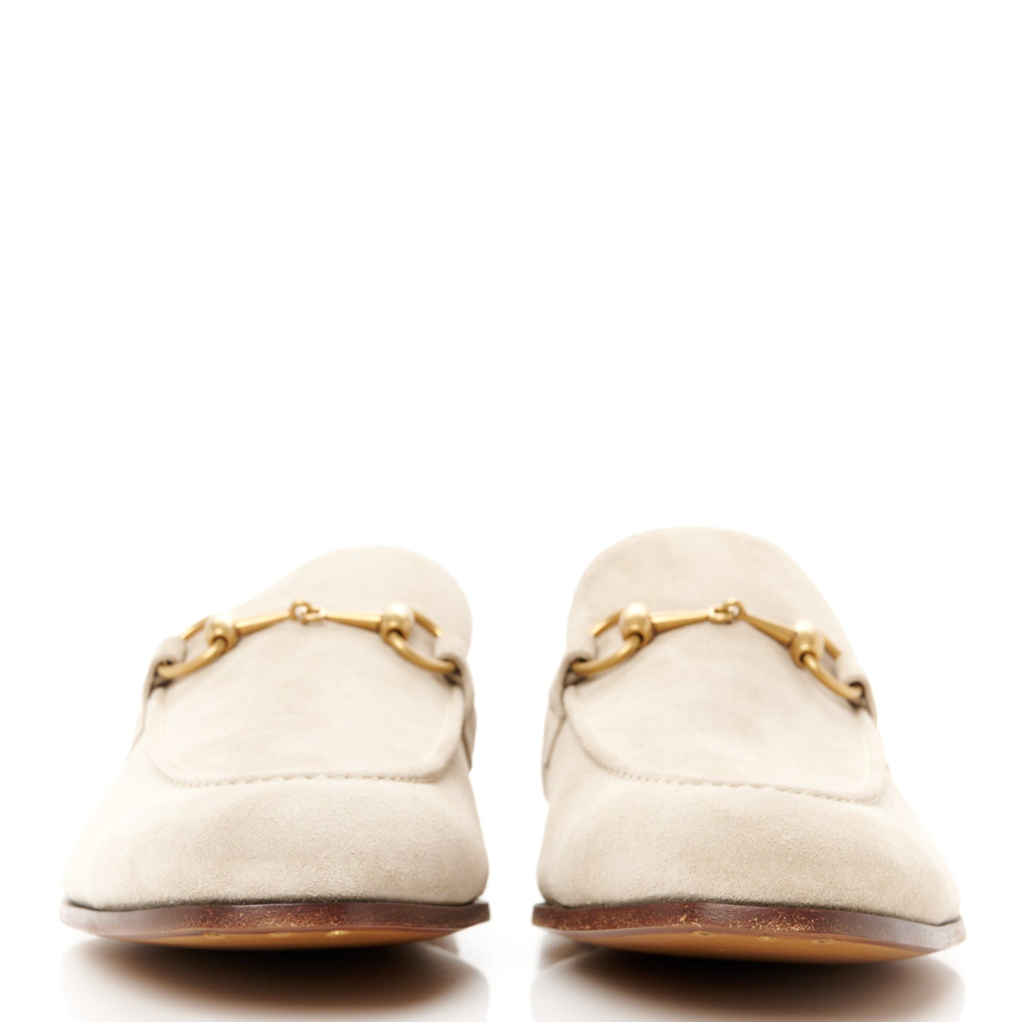 Suede Mens Horsebit Loafers 10.5 Oatmeal
