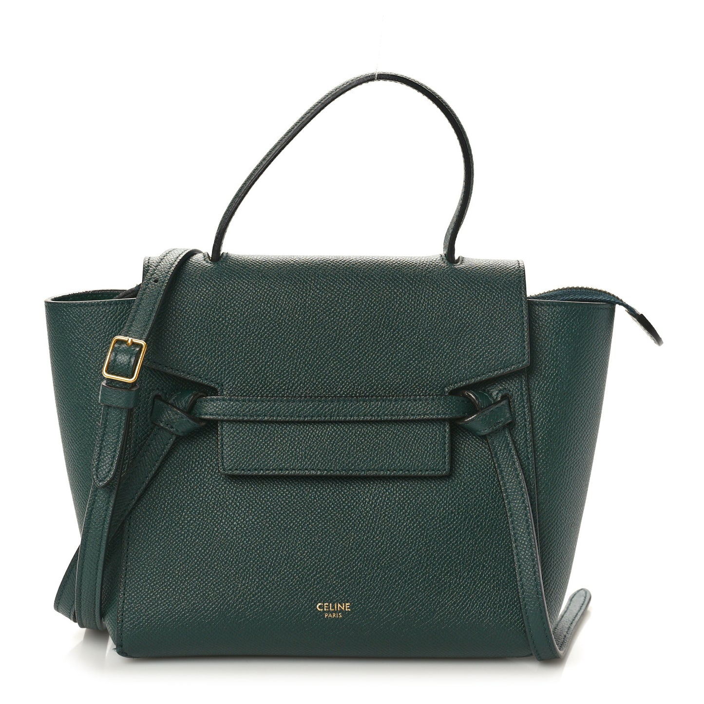 Grained Calfskin Nano Belt Bag Amazone
