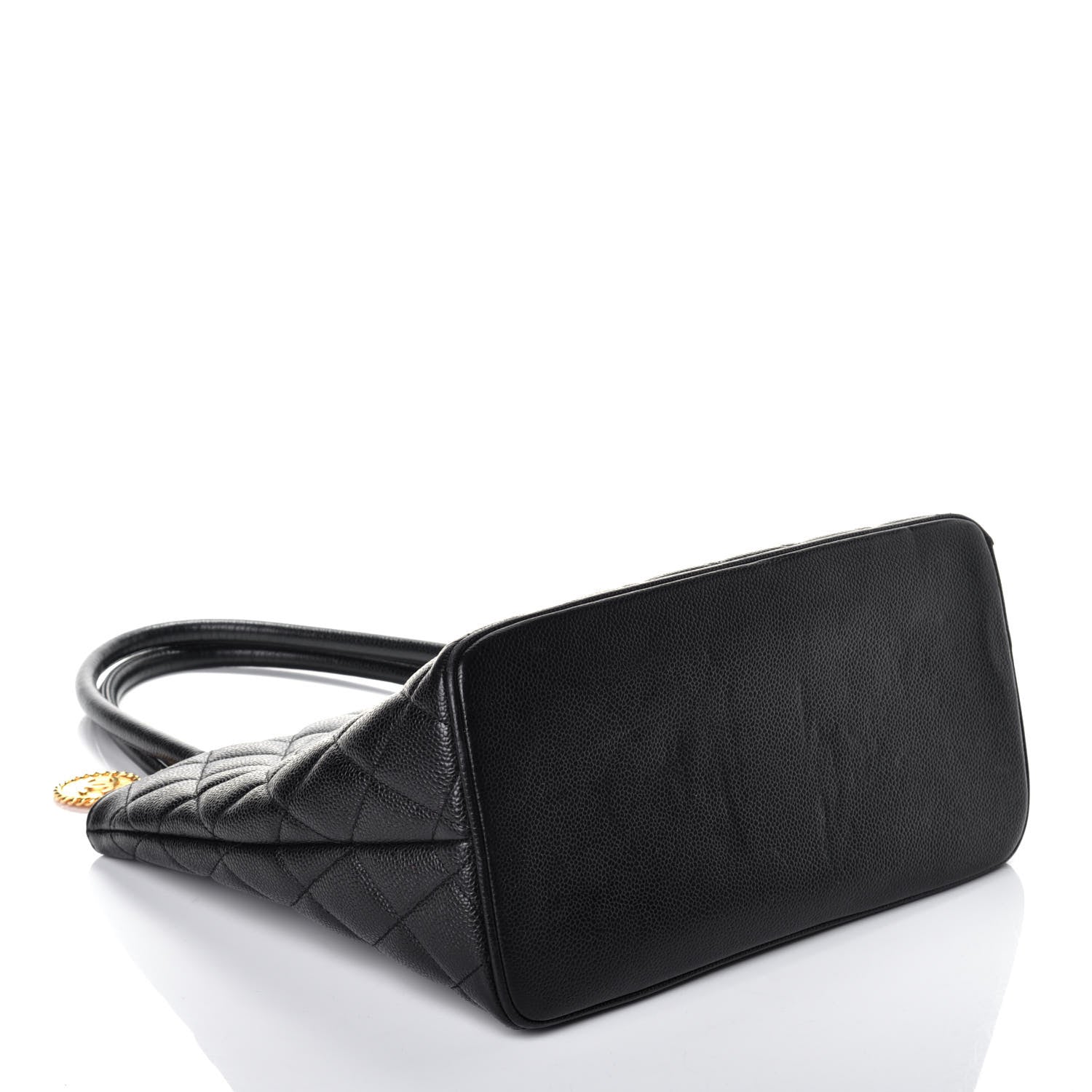 Chanel Caviar Quilted Medallion Tote Black 4 of 9