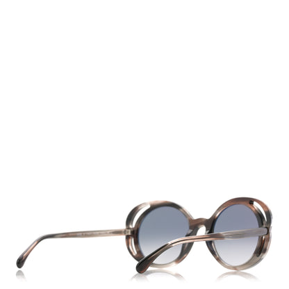Chanel Acetate Round Sunglasses 71572A Black Tortoise 4 of 8