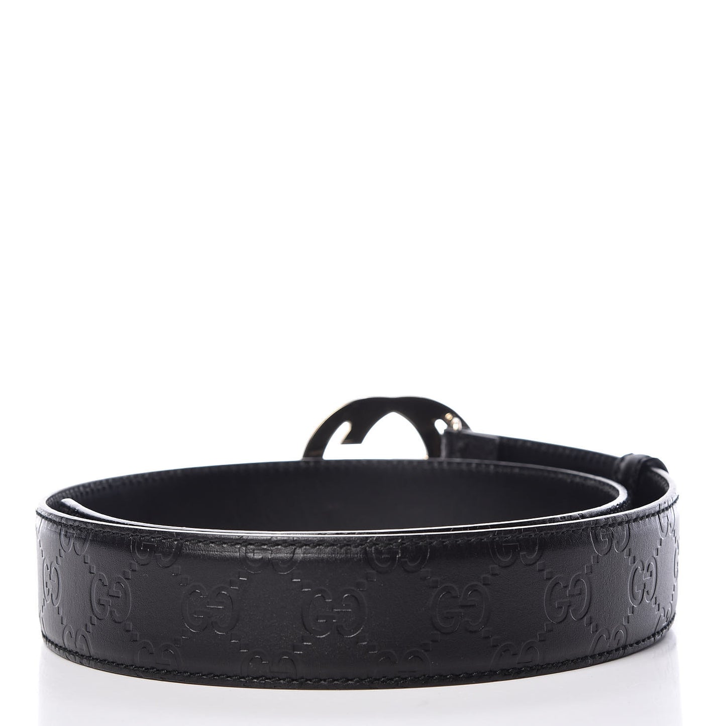 Guccissima Interlocking G 40mm Belt 85 34 Black