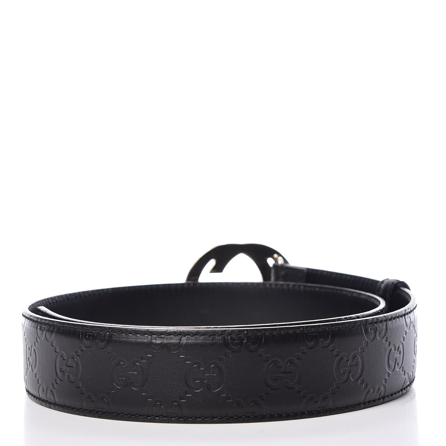 Gucci Guccissima Interlocking G 40mm Belt 85 34 Black 3 of 6