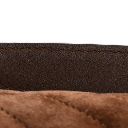 Saint Laurent Suede Matelasse Chevron Monogram Medium College Bag Bark Brown 12 of 13