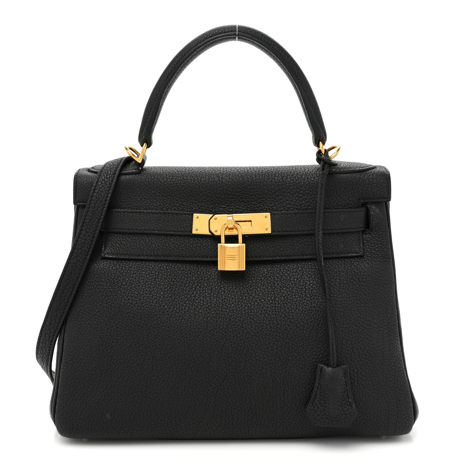 Hermes Togo Kelly Retourne 28 Black 1 of 19