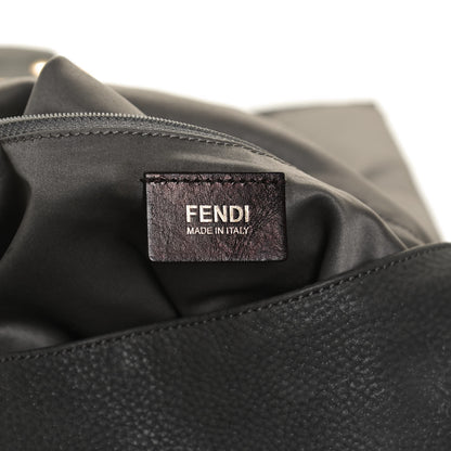 Fendi Vitello Savana Big Mama Baguette Grigio Tartaruga Natural 6 of 13