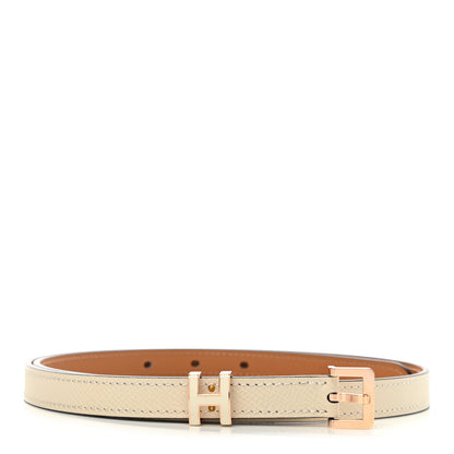 Hermes Epsom 15mm Pop H Belt 80 Craie 1 of 5