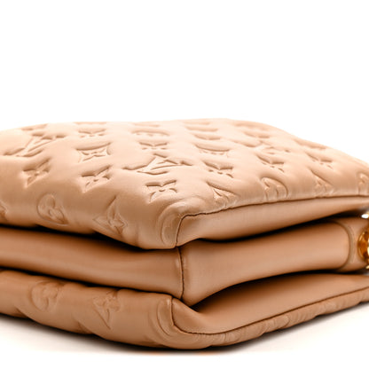 Louis Vuitton Lambskin Embossed Monogram Coussin PM Camel 11 of 11
