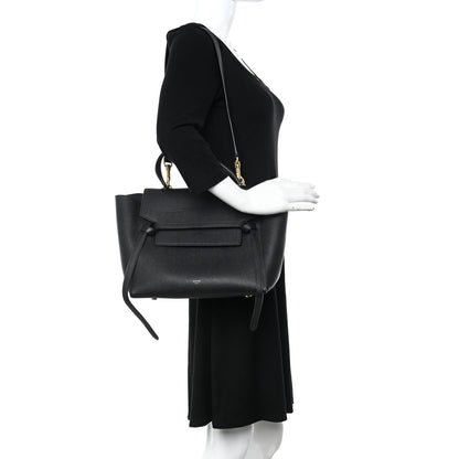 Celine Grained Calfskin Small Belt Bag Black 2 of 11