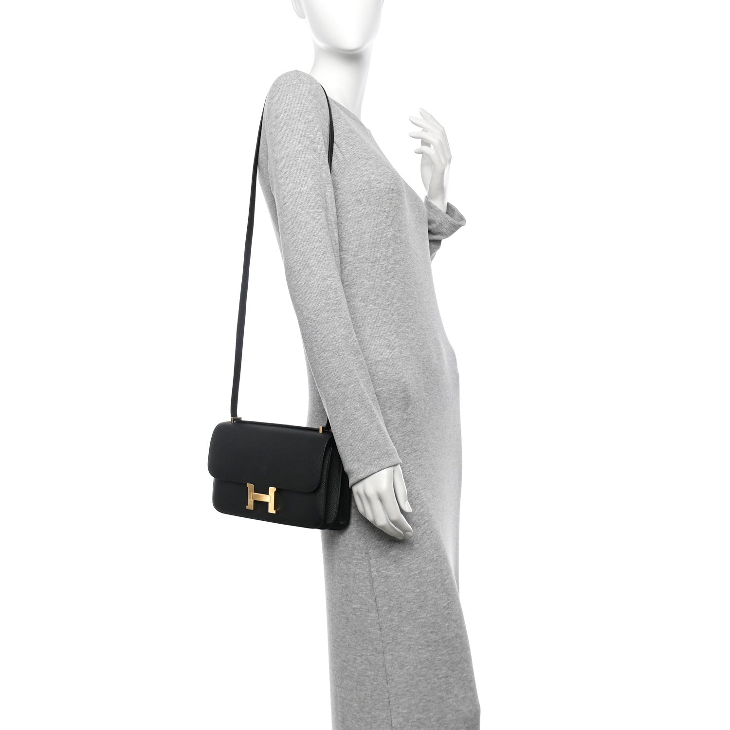 Hermes Epsom Constance Elan 25 Black 2 of 10