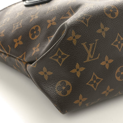 Louis Vuitton Monogram Flower Zipped Tote PM Black 8 of 9