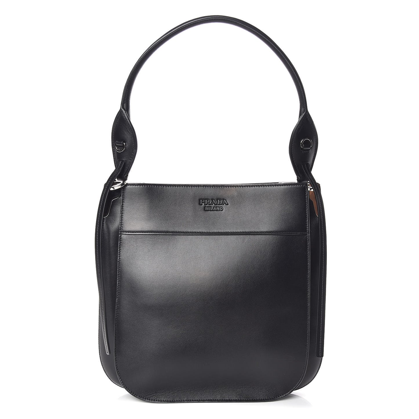 City Calfskin Large Margit Bag Black