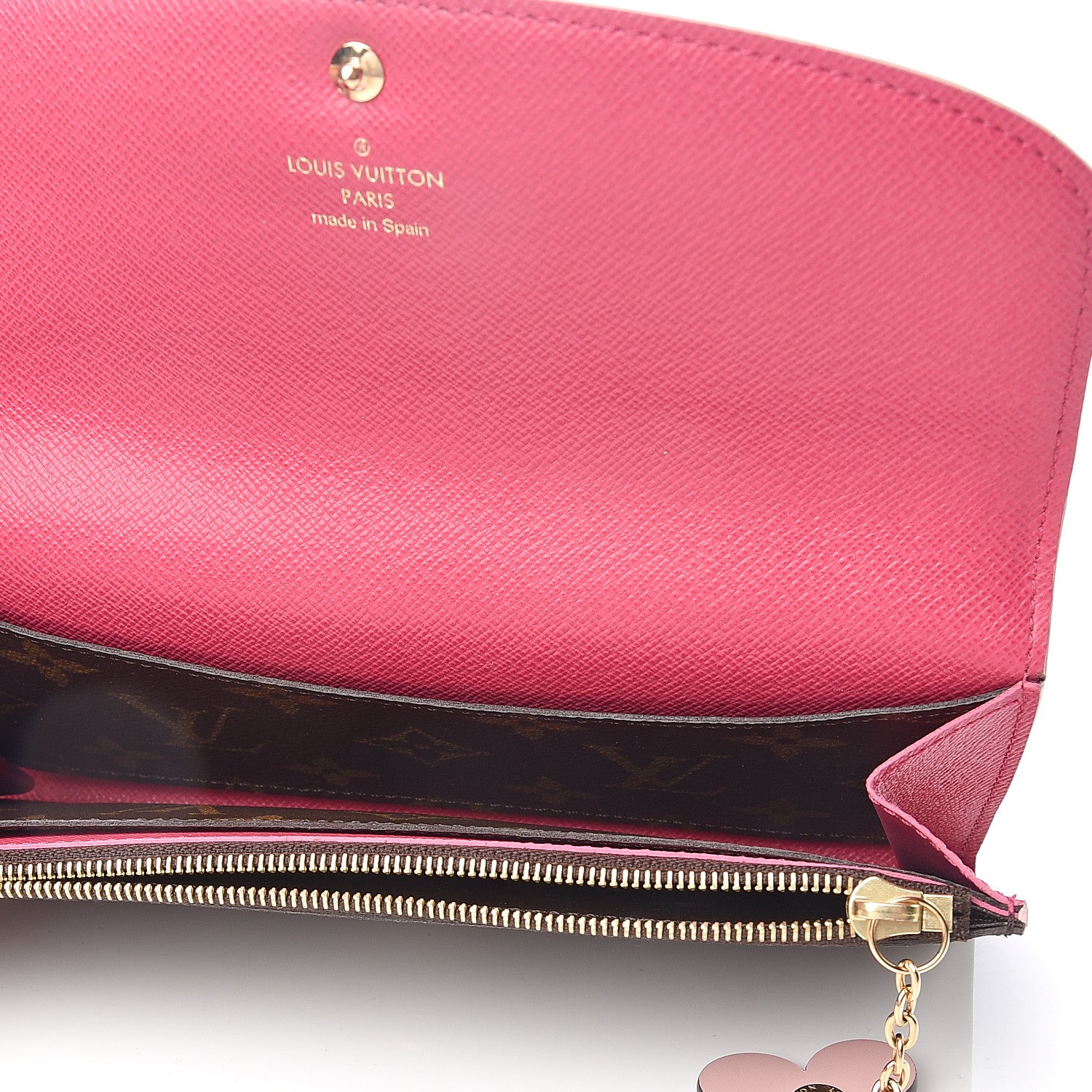 Louis Vuitton Monogram Bloom Flower Emilie Wallet 4 of 6