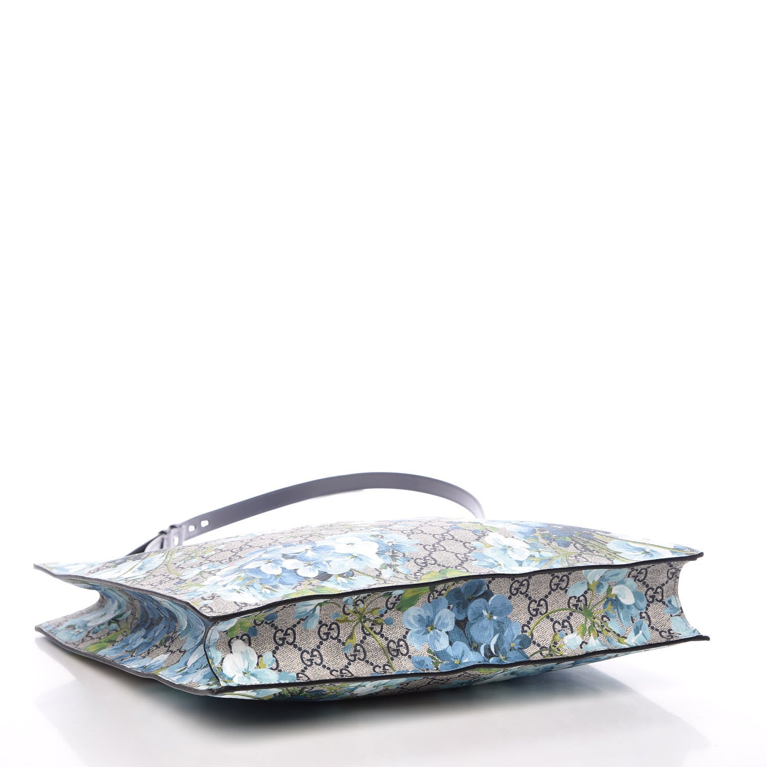 Gucci Soft GG Supreme Monogram Blooms Vertical Tote Blue 5 of 10