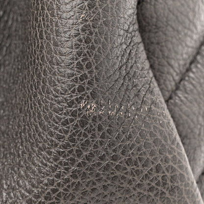 Saint Laurent Sheepskin Matelasse Large Monogram College Satchel Dark Anthracite 16 of 17