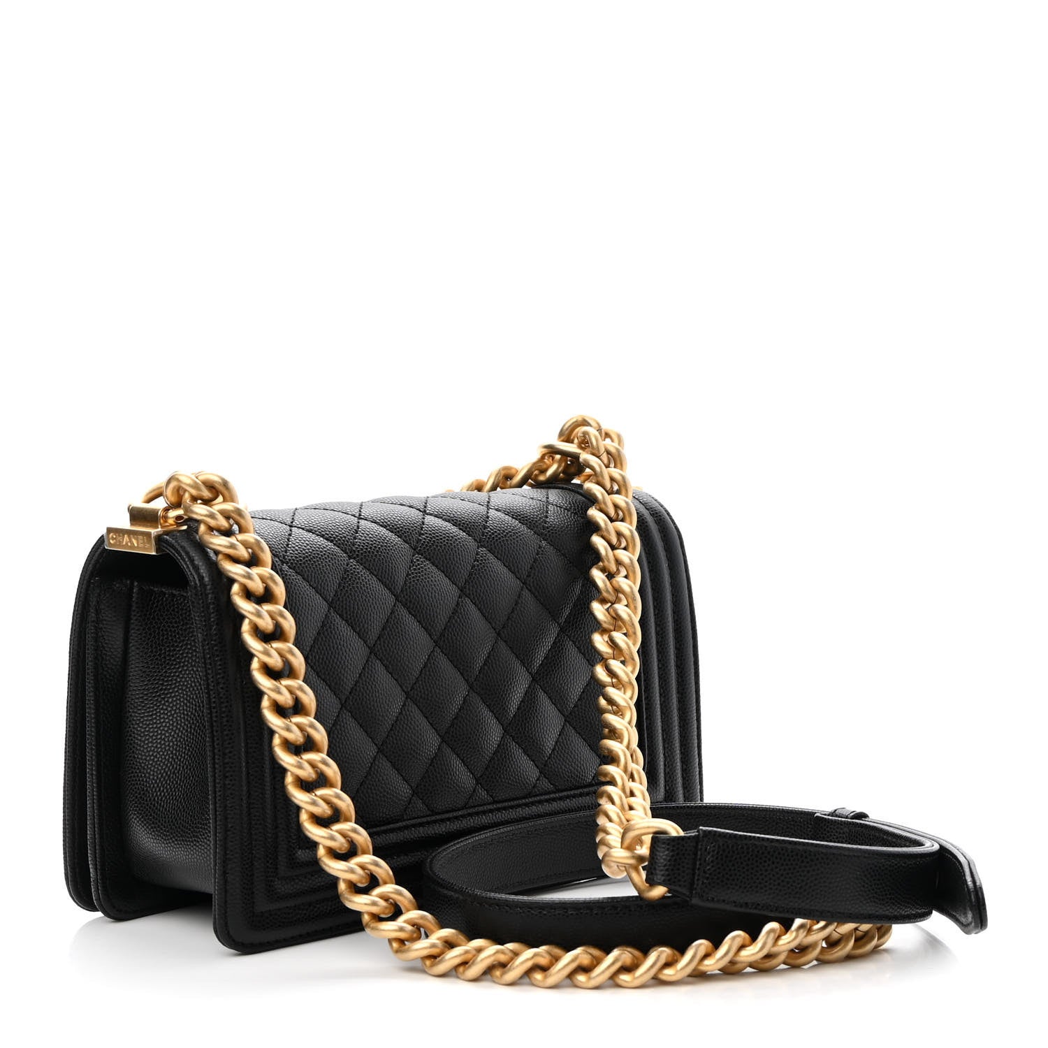 Chanel Caviar Quilted Small Boy Flap Black 3 of 9