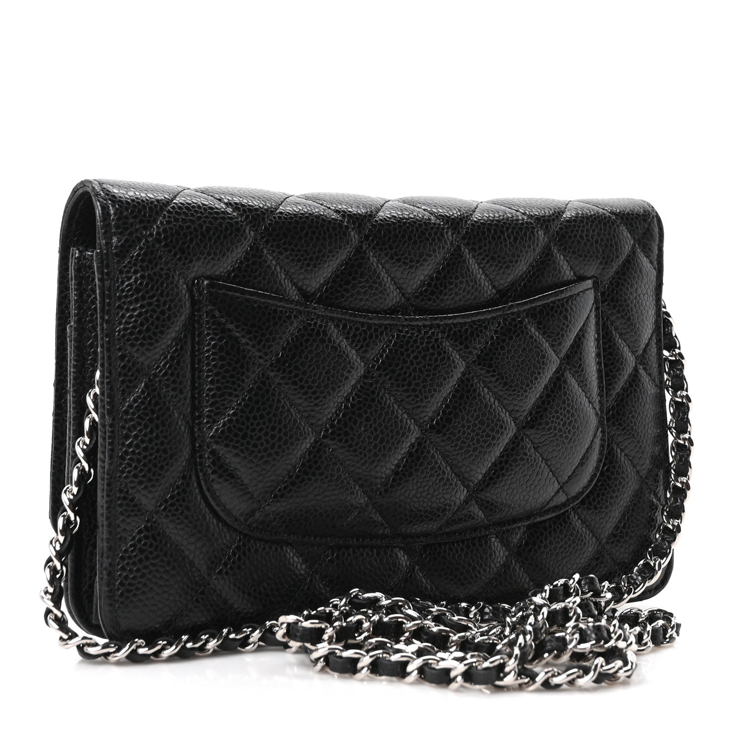 Chanel Caviar Quilted Wallet on Chain WOC Black 3 of 10