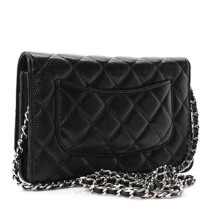 Chanel Caviar Quilted Wallet on Chain WOC Black 3 of 10