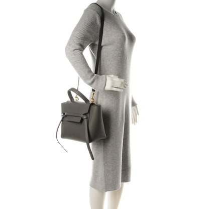Celine Baby Grained Calfskin Micro Belt Bag Grey 2 of 8
