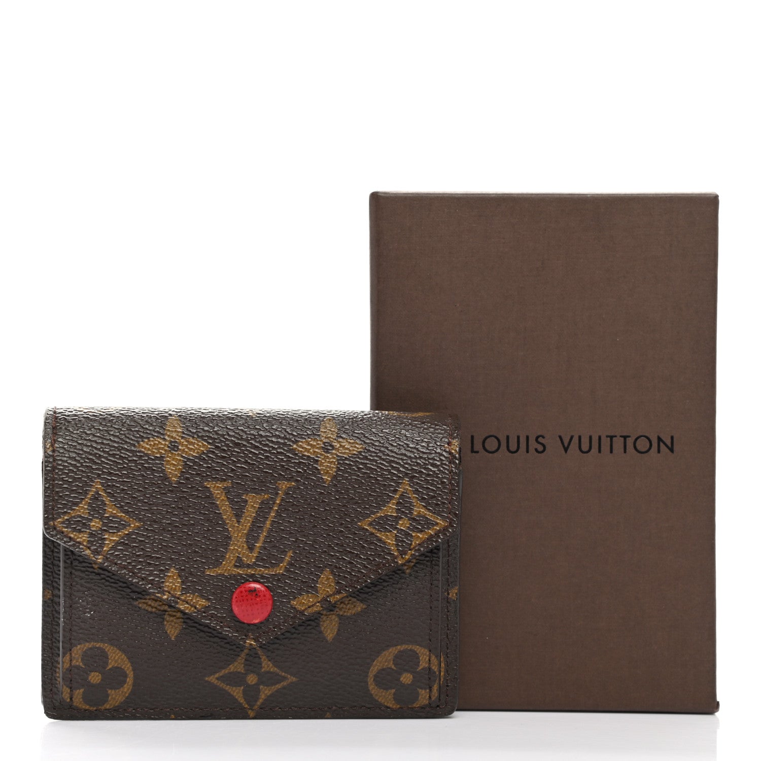 Louis Vuitton Monogram Compact Marie Wallet Rouge 9 of 9