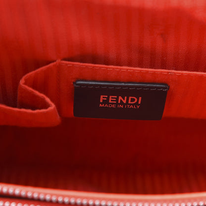 Fendi Vitello Elite Regular 2Jours Tote Papavero 5 of 11