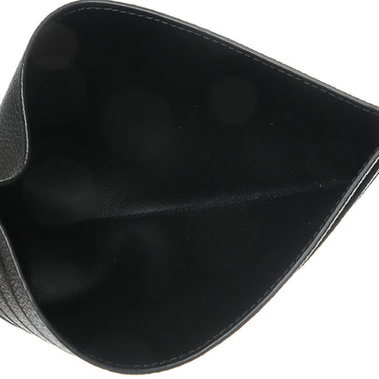 Louis Vuitton Calfskin Felicie Chain Wallet Card Holder Insert Black 5 of 6