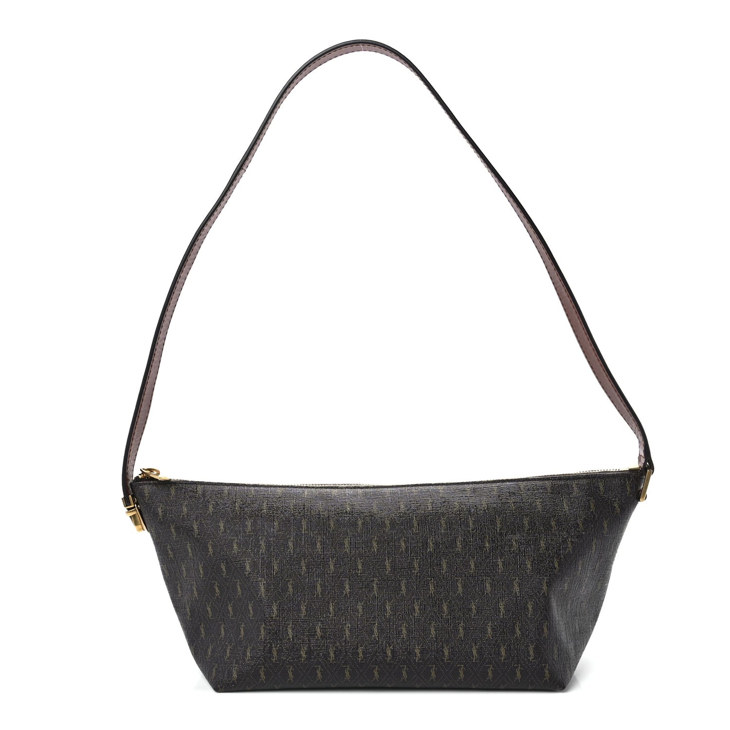 Canvas Smooth Calfskin Le Monogramme Crossbody Bag Chestnut